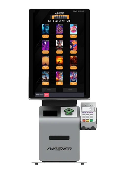 An RTS self-service kiosk